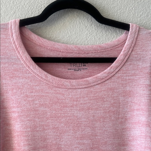 Time and Tru Light Pink Long Sleeve Tee - Picture 3 of 7